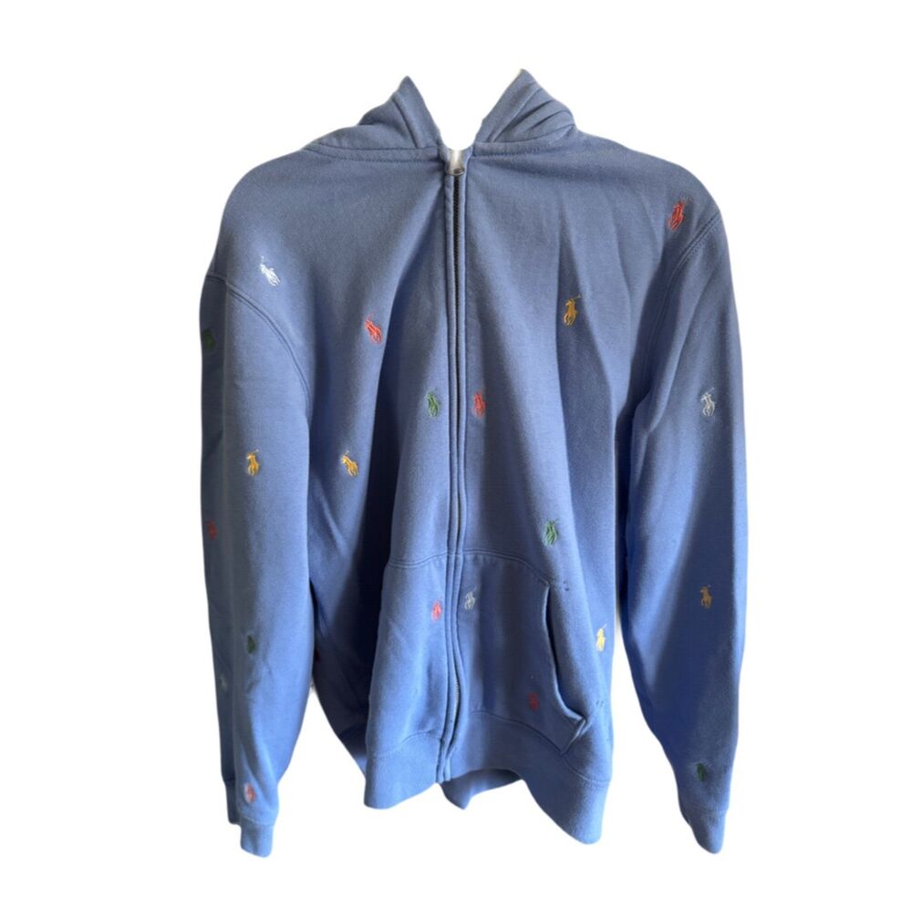 Ralph Lauren Polo All Over Zip Up Youth XL